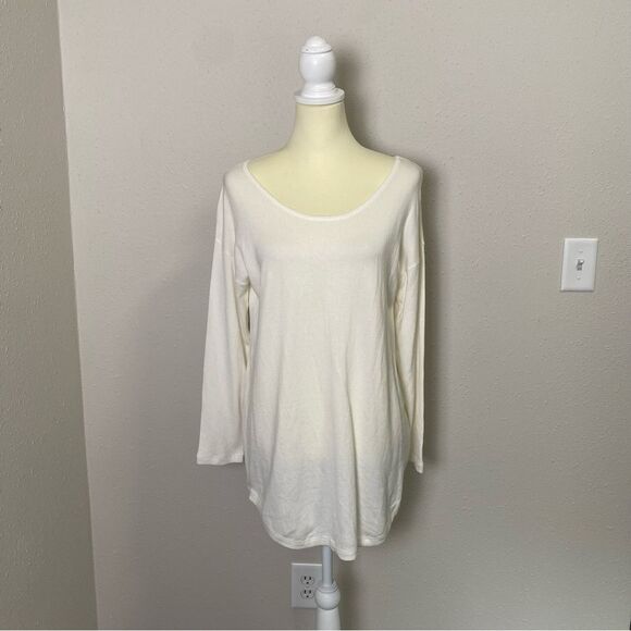 Soft Surroundings Margulies Tunic Sweater In Ivory Pearl Women's Size Small - Picture 2 of 14